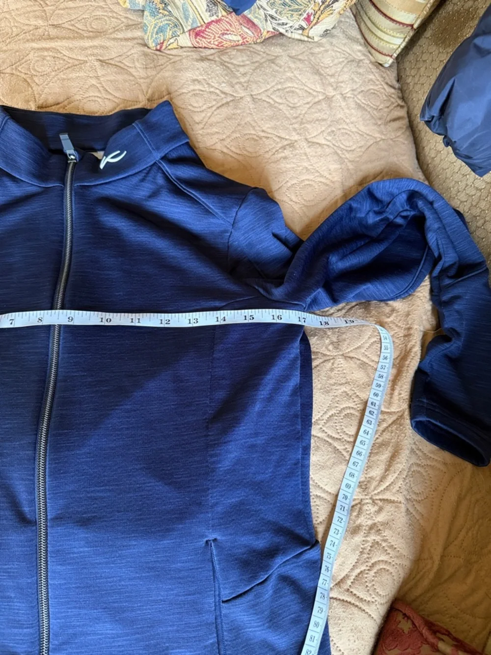 KJUS Women’s Navy Full Zip Performance Jacket Stretch Golf Athleisure Small